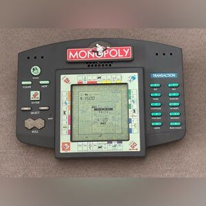 Vintage Hasbro 1997 Monopoly Handheld Electronic Game Tested Works